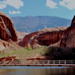 The bridge comes into view.