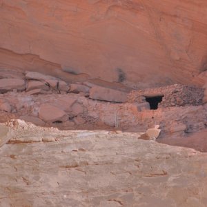 Ruins as seen from boat.