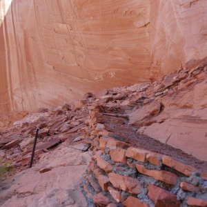 View of the last section before the top.