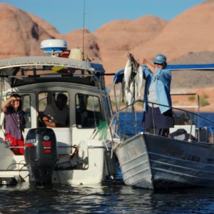 We had plenty of fish to eat thanks to Dana and his wife. They also gave us pointers on catching stripers.