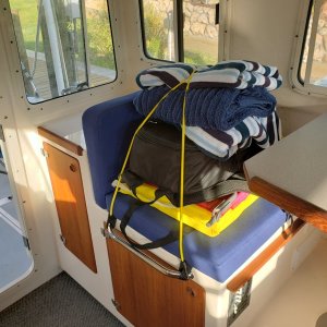 Quick attachments for light stuff when you don't want to fiddle with cargo strap buckles.