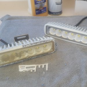 Replacing original Lunasea spreader with a newer model that fits the same holes.