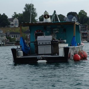 Media 'John Winns boat house on lower left.' in album 'The Sea Beagle! 1987 Glasstream 152 Tempest vith Volvo Penta 4 cylinder. We completely restored this boat.'