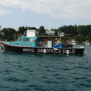 Media 'The Orka' in album 'The Sea Beagle! 1987 Glasstream 152 Tempest vith Volvo Penta 4 cylinder. We completely restored this boat.'