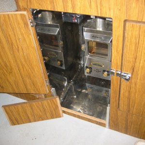 I didn't want the heater taking up space on the counter. The lower location does a good job of getting the heat down onto the floor.(Rock-C)