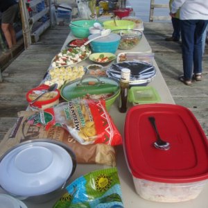 Just some of the potluck goodies!