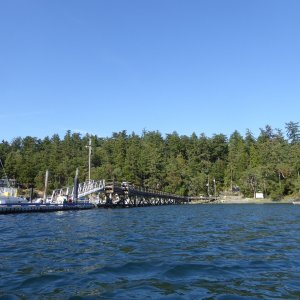 Marina on Brown Island