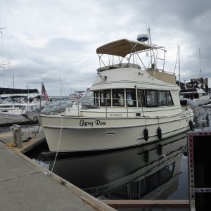 Martin and Andrea (formerly of Nomad the 22 Cruiser) were here again from Comox BC, this time in their 31 Camano Troll Gypsy Rose!