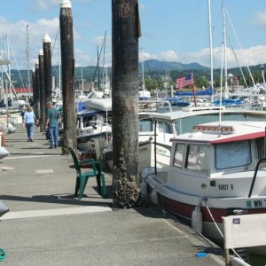 At the dock - 570 feet of C-Brats