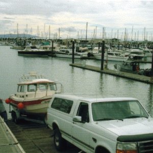 Launching the DA NAG at Squalicum Harbor