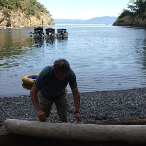 Tying Down in Matia Island