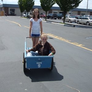Tiffany and Jamie Haulin' Ice