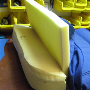 Extra piece of foam across top of sides