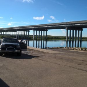 The Cameron Wight launch and finger pier on Hwy 46.