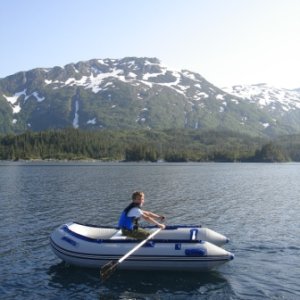 Media 'Tenth lap around the boat - Surprise Cove, PWS, AK' in album 'Galley Boss - Lake Loiuse, AK'
