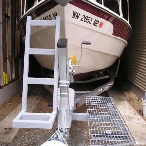 Catwalk and trailer ladder