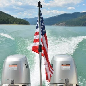First Wake, Lake Koocanusa Montana