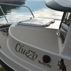Media 'Just so crowded at this lake' in album 'Mike & Helen with ClueZo our new boat!'