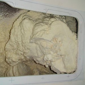 foam tower under fill hole
