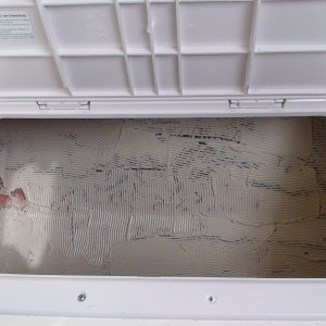 Adhesive in place