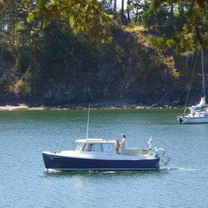 Hansome little boat. Brock said its a Maple Bay, and he knows his boats!