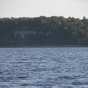 Media 'Skull Cliff, Grand Lake, OK' in album 'Restored Route 66 - continuous flow of hot rods, custom cruisers, antiques and motorcycles.'