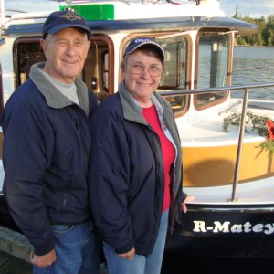 R-Matey gets christened
Mystery Bay