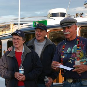 Rev Dave Christening the New R-Matey
Proud owners Ruth & Joe
