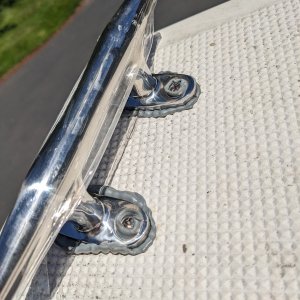 Media 'After several rounds of tightening bolts: Bed-It squeezed out to make watertight seal' in album 'Taped and ready for epoxy'