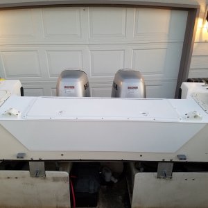 Staging hatch and Scotty holders for desired placement after powdercoating