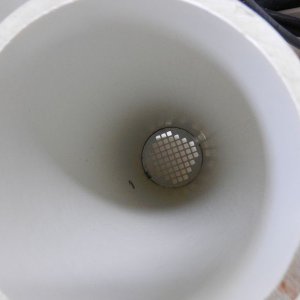 Each tube has a shown drain in the bottom