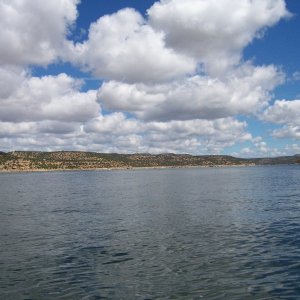 Looking up the Pine River