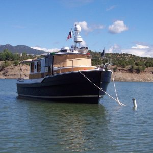 Ranger 29, Spirt of Gratitude moored at Two Rivers Marina