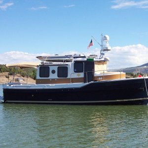 Ranger 29, Spirt of Gratitude moored at Two Rivers Marina