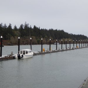 Just like at Sucia, I was also the only boat at the LaConner visitor dock. Does nobody else go boating in November?