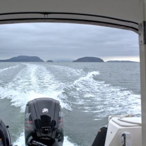 Heading back in on a cloudy but calm Sunday morning.  Back to work on Monday. FHCBGT just a few days away.