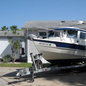 Wild Blue, out of the water and ready to roll