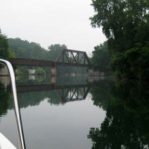 Gray day on the Erie Canal