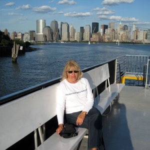 evening ferry ride