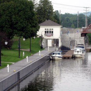 The waterfront in Newark