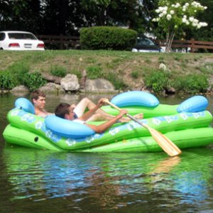 keeping cool on a hot summer day