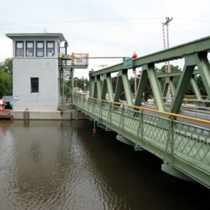 Lift bridge in Brockport
