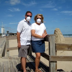 Masks to protect your breathing from the red tide