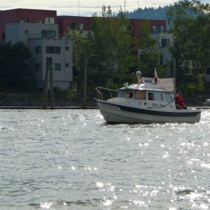 Rose Festival - C-Dory Coast Guard Auxiliary escort vessel