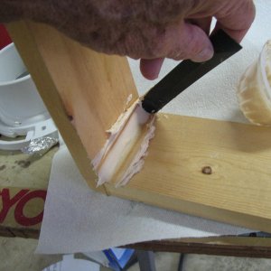 Fillet created with spreader tool