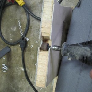 Dremel sander under cutting balsa