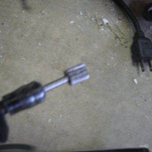 Dremel bit to under cut
