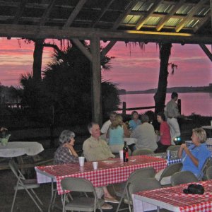 ready for dinner/sunset