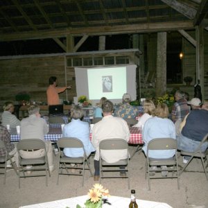 watching the slide show on history of maritime Apalachicola