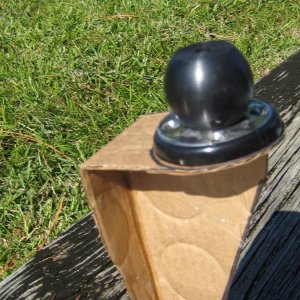 mock up of ball mount for sea fit plate